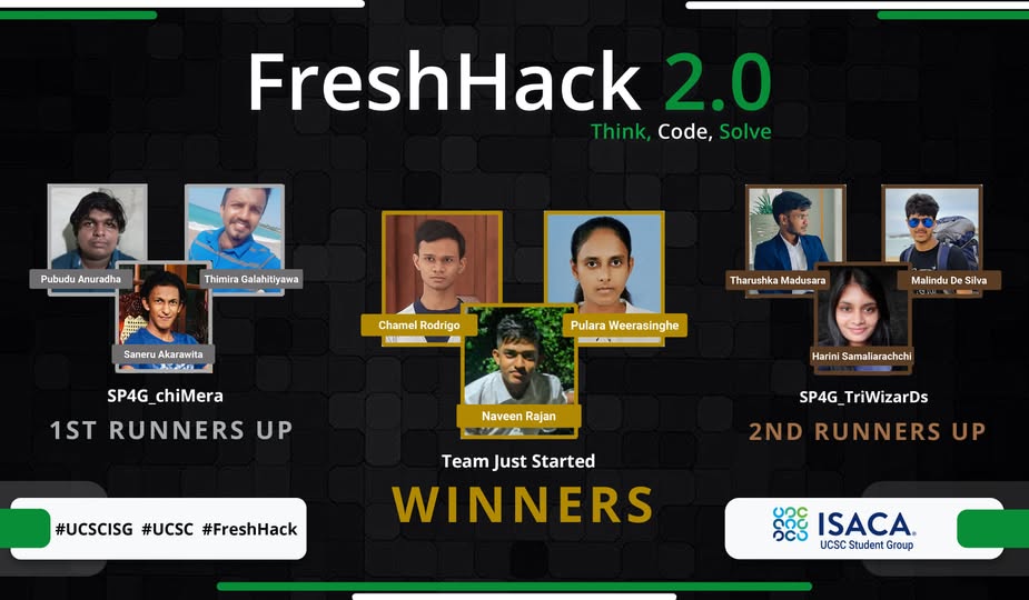 Freshhack 2.0 winners