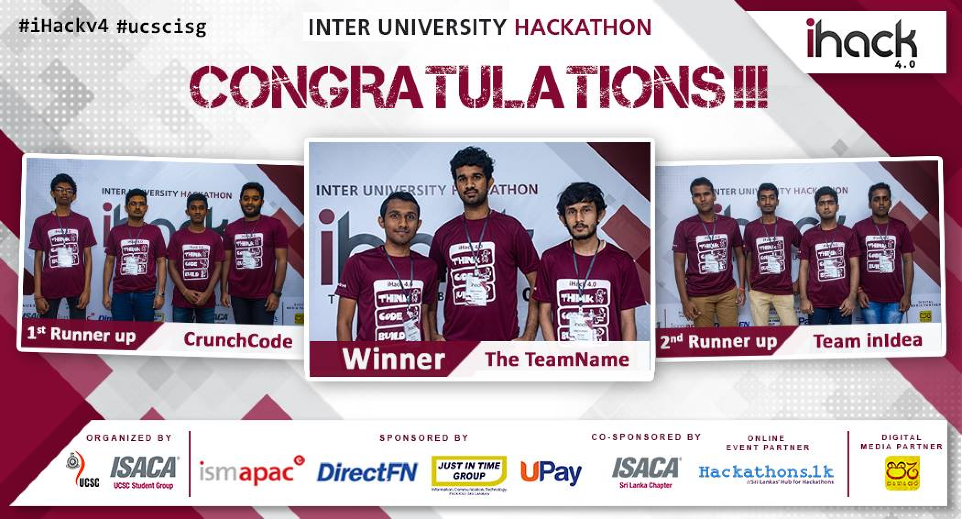 iHack 2018 winners