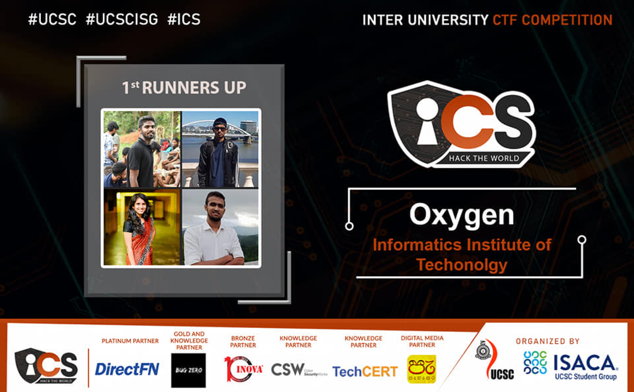 ICS Hack the World 2021 runners-up